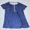 Camicia blu maniche corte
