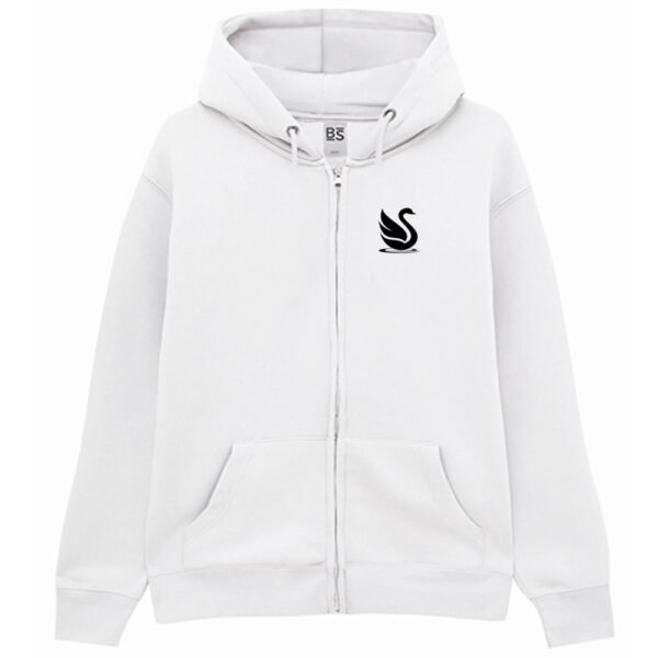 Felpa donna con Zip CIGNO