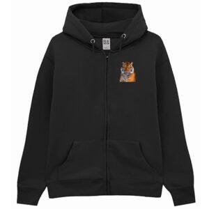 Felpa donna con Zip TIGRE