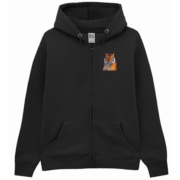 Felpa donna con Zip TIGRE