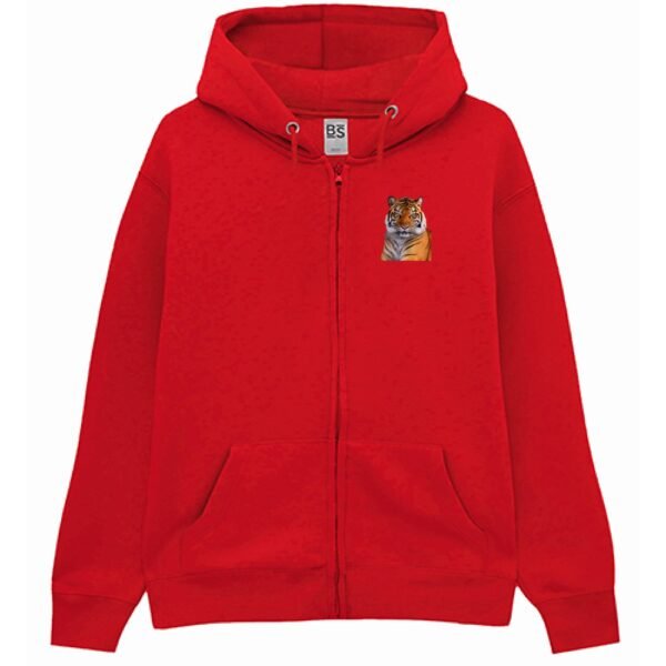 Felpa donna con Zip TIGRE