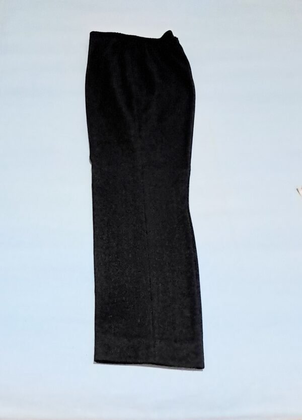 Pantaloni misto lana neri