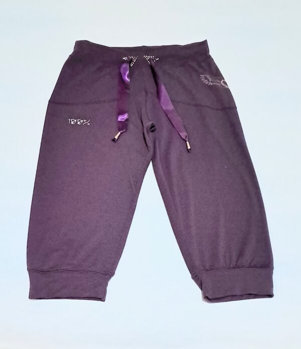 Pantaloncino 3/4 estivo viola