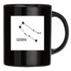 Tazza nera GEMELLI