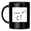 Tazza nera SCORPIONE