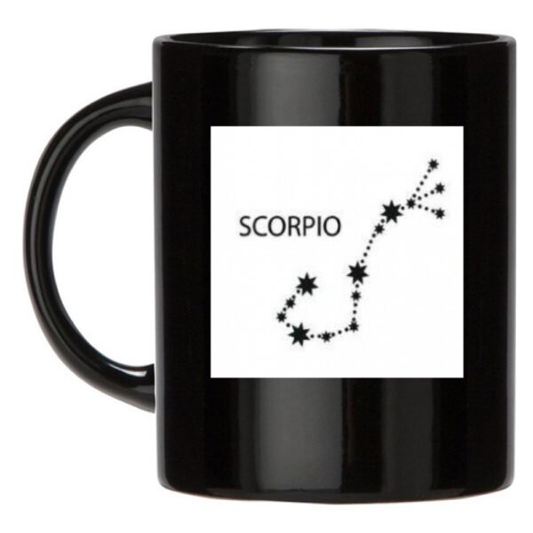 Tazza nera SCORPIONE