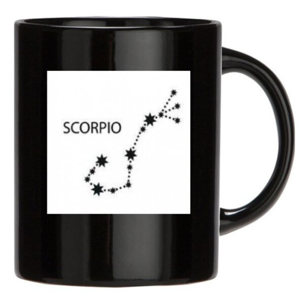 Tazza nera SCORPIONE