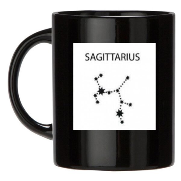 Tazza nera SAGITTARIO