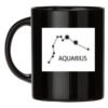 Tazza nera ACQUARIO
