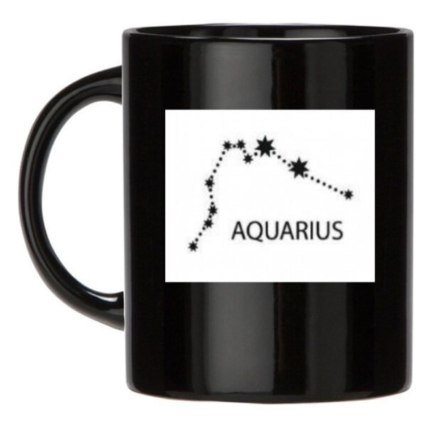 Tazza nera ACQUARIO