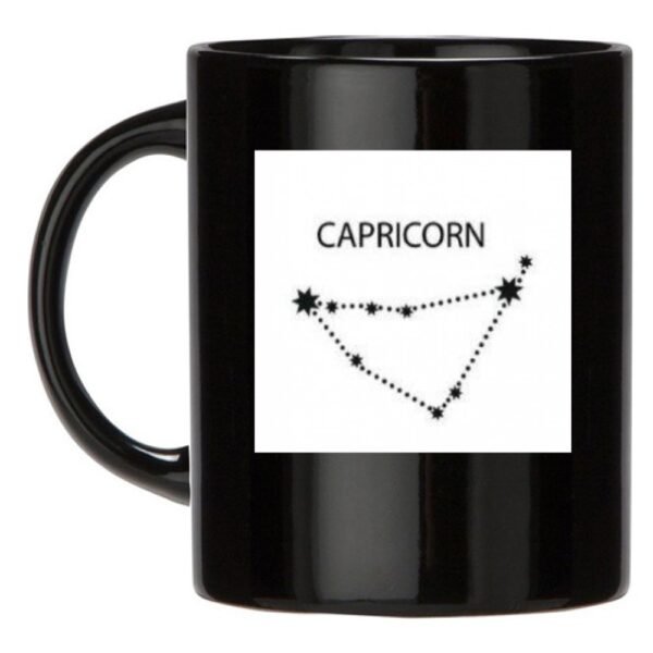 Tazza nera CAPRICORNO