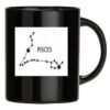 Tazza nera PESCI