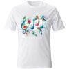 T-Shirt bambina NOTE E FIORI