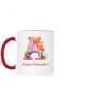 Tazza bicolore lettera A