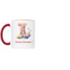 Tazza bicolore lettera i