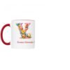 Tazza bicolore lettera Y