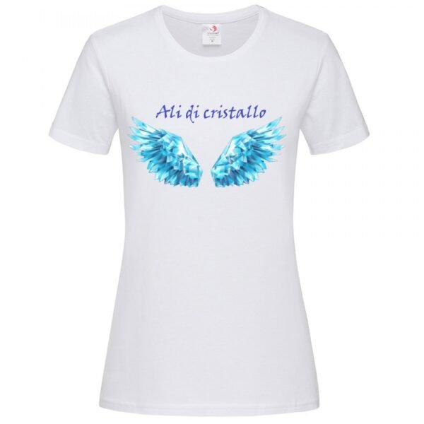 Maglietta donna ALI DI CRISTALLO