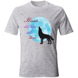 Maglietta unisex adulto IL CANTO DEL LUPO
