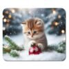 Mousepad Natalizio con gattino