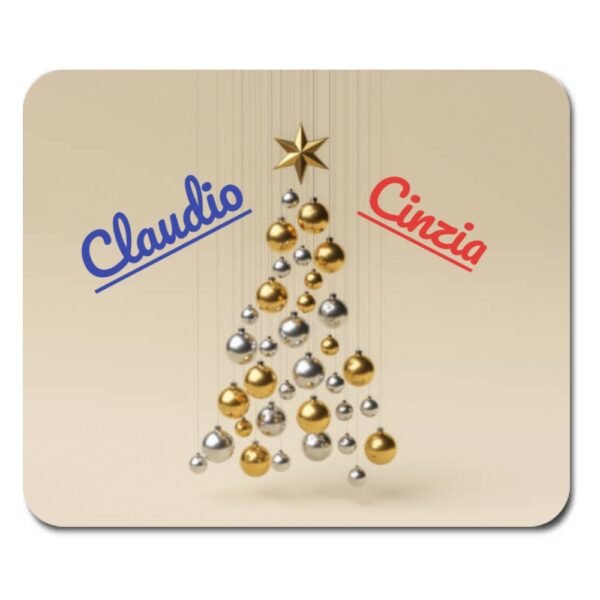 Mousepad di natale Claudio/Cinzia