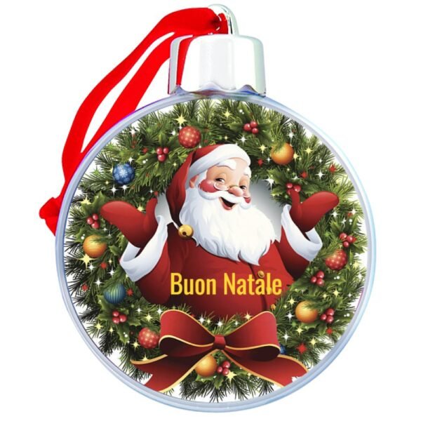 Boccia natalizia BABBO NATALE