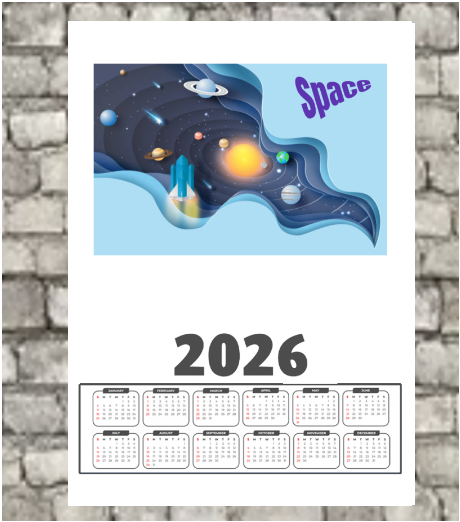 Calendario 2026 SPACE