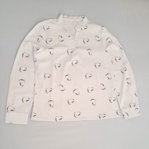 Camicia con cuori Camicetta bianca con cuori